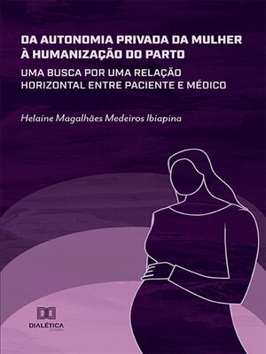 cover image of Da autonomia privada da mulher à humanização do parto